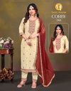 Corby 542 To 545 By Tunic House Shimmer Tissue Kurti With Bottom Dupatta Wholesale